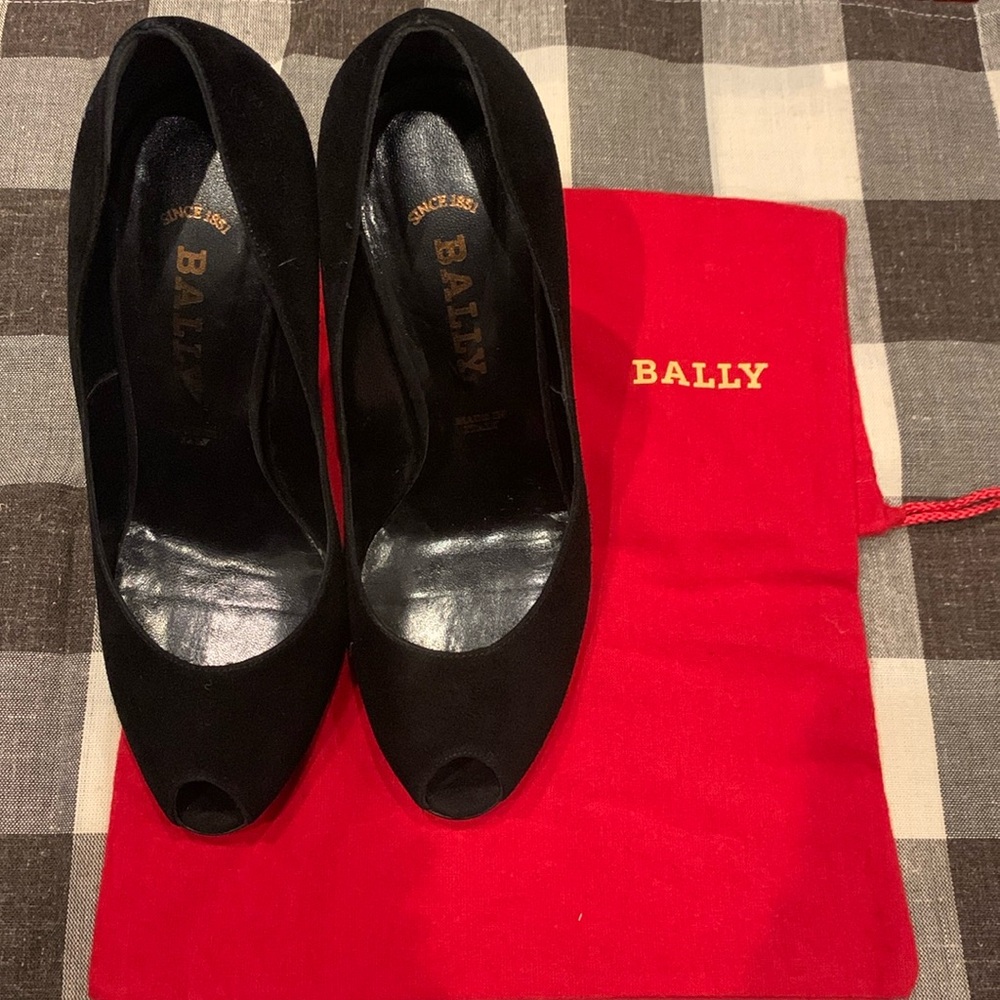 Bally Peep Toe Pumps